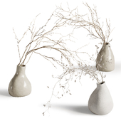 Vases with branches 02