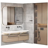 Bathroom furniture N014 in Neoclassic and Modern style