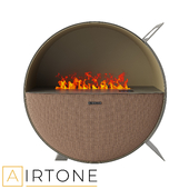 OM Steam electric fireplace with AIRTONE audio system UNIO series