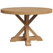 Atelier Demurge collection Normandy round dining table