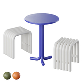 Noo.ma Table and stool Nokk