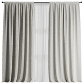 Curtains with cornice