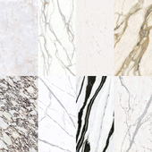 White marble for large-format slabs Infinity