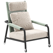 RODA Lounge Chair High Backrest Astra
