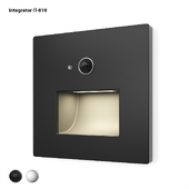 Square LED recessed luminaire with motion sensor for illuminating stair steps IT-810