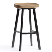 Ethet Wood Swivel Bar stool