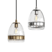 Glass crate and barrel pendant lights