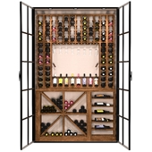 Wine cellar cabinet