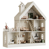 Dollhouse with toys