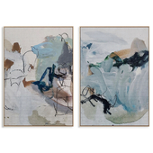 Abstract Painting Frame set 0134