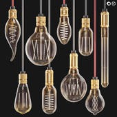 Buster and punch incandescent lamp set