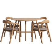 Table LaPaz and Chair Bionic Dining set