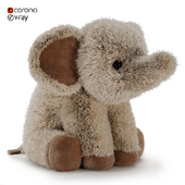 Jellycat Curvie Elephant Toy