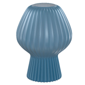 Ribbed Glass Table Lamp