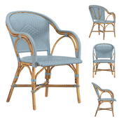 Sunwashed Riviera Rattan Dining Chair
