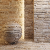 Wall stone cladding