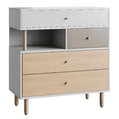 Deakins Chest of Drawers 1 Gene Latte Plywood