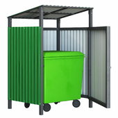 Container area for waste