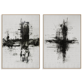 Abstract Painting Frame set 0143