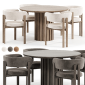 Bay Wood Chair, Tactile Dining Table
