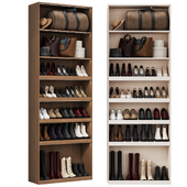 Shoe cabinet with filling 001