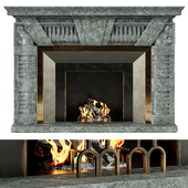 Portal of the 15th century Fireplace Lacole Casa Italiana