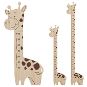 Childrens height meter Giraffe