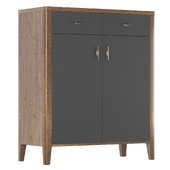 Chest of drawers La Nage with two drawers and two doors