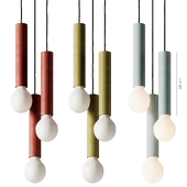 Ila Maxi Trio Pendant Lights by Plato Design