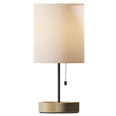 Wood Accent Table Lamp by Haitral