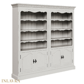 OM Library of 2 bookcases with doors in a classic style