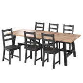 Dining table and chair IKEA NORDVIKEN