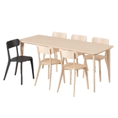 Dining table and chair IKEA LISABO