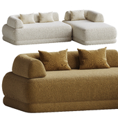BUMPER Sectional fabric sofa By Zanotta