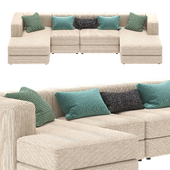 Модульный диван JATTEBO IKEA с подушками IKEA