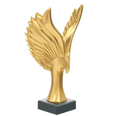 Resin Eagle Table Accent Figurine