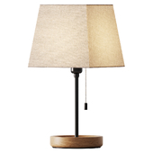 Hillburn Solid Wood Desk Lamp