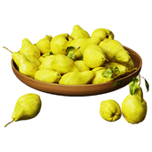 Realistic pears