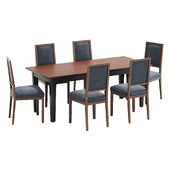 Crate and Barrel: Pranzo II Bruno Extension Dining Table