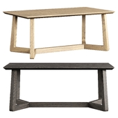 Edu Wooden Dining Table L1800 / Прямоугольный деревянный обеденный стол