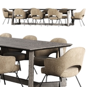 Edu Furniture Dining Set V3 / Набор обеденной мебели