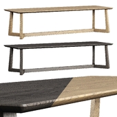 Edu Wooden Dining Table L3000 / Прямоугольный деревянный ресторанный стол