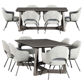 Edu Furniture Dining Set V4 / Набор обеденной мебели