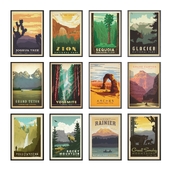 Paintings. National Parks Anderson Design 12 Piece