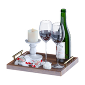 Decorative set Wine and Raffaello