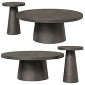 Crate and Barrel столики Willy Charcoal