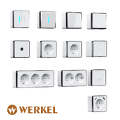 OM Surface-mounted sockets and switches Gallant Werkel (white)