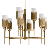 Sawgrass 9 Light Chandelier in Gold