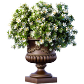 Цветы Магнолия Букет в классической вазе горшке для декорирования