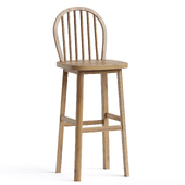 Valirie Solid Wood Counter Stool